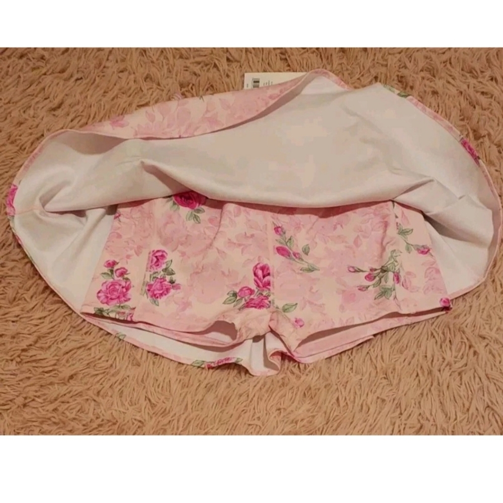 Love Shack Fancy Balbino Short Skort in Pink Ivy S NWT - Picture 8 of 10